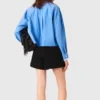 Tweed-Shorts mit Strasssteinen