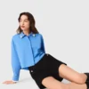 Tweed-Shorts mit Strasssteinen