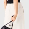 Tweedhose mit weitem Bein