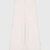 Tweedhose mit weitem Bein