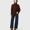 Weite Jeans mit aufgesetzten Taschen