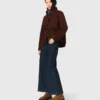 Weite Jeans mit aufgesetzten Taschen