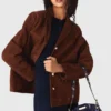 Wildlederjacke