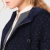 Windjacke mit Kapuze und Strasssteinen